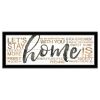 "Home" by Marla Rae, Ready to Hang Framed Print, Black Frame - as Pic