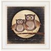 "Owl Always Love & Need You" by Marla Rae, Ready to Hang Framed Print, White Frame - as Pic