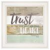 "Trust in the Lord" by Marla Rae, Ready to Hang Framed print, White Frame - as Pic