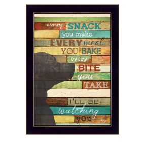 "I'll Be Watching You" By Marla Rae, Printed Wall Art, Ready To Hang Framed Poster, Black Frame - as Pic