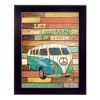 "Let the Journey Begin" By Marla Rae, Printed Wall Art, Ready To Hang Framed Poster, Black Frame - as Pic