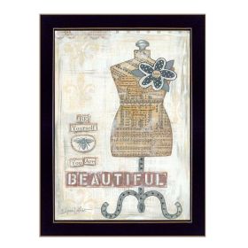 "Beautiful" By Annie LaPoint, Printed Wall Art, Ready To Hang Framed Poster, Black Frame - as Pic