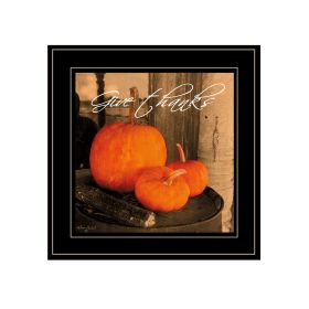 "Give Thanks" by Anthony Smith, Ready to Hang Framed Print, Black Frame - as Pic