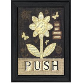 "Pray Until Something Happens" By Annie LaPoint, Printed Wall Art, Ready To Hang Framed Poster, Black Frame - as Pic