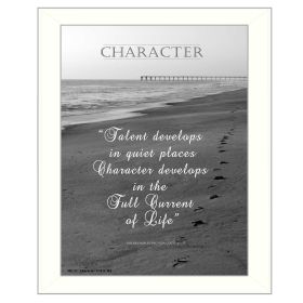 "Character" By Trendy Decor4U, Printed Wall Art, Ready To Hang Framed Poster, White Frame - as Pic