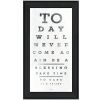 "Eye Chart I" by Marla Rae, Ready to Hang Framed Print, Black Frame - as Pic