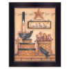 "Give Us This Day" By Mary June, Printed Wall Art, Ready To Hang Framed Poster, Black Frame - as Pic