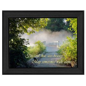 "Beauty" By Trendy Decor4U, Printed Wall Art, Ready To Hang Framed Poster, Black Frame - as Pic