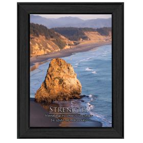 "Strength" By Trendy Decor4U, Printed Wall Art, Ready To Hang Framed Poster, Black Frame - as Pic