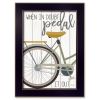 "When In Doubt" By Marla Rae, Printed Wall Art, Ready To Hang Framed Poster, Black Frame - as Pic