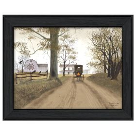 "Headin' Home" By Billy Jacobs, Printed Wall Art, Ready To Hang Framed Poster, Black Frame - as Pic