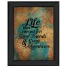"Good Friends" By Susan Ball, Printed Wall Art, Ready To Hang Framed Poster, Black Frame - as Pic