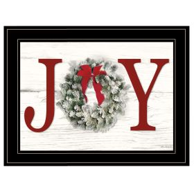 "Christmas Joy" by Lori Deiter, Ready to Hang Framed Print, Black Frame - as Pic