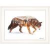 "Arctic Wolf" by Andreas Lie, Ready to Hang Framed Print, White Frame - as Pic