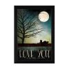 "Love You Farm" By Marla Rae, Printed Wall Art, Ready To Hang Framed Poster, Black Frame - as Pic