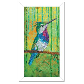 "Plovercrest" By Lisa Morales, Printed Wall Art, Ready To Hang Framed Poster, White Frame - as Pic