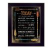 "Today is a Brand New Day" By Marla Rae, Printed Wall Art, Ready To Hang Framed Poster, Black Frame - as Pic