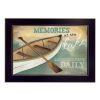 "Memories at the Lake" By Marla Rae, Printed Wall Art, Ready To Hang Framed Poster, Black Frame - as Pic