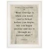 "Book Quote VI" by Misty Michelle, Ready to Hang Framed Print, White Frame - as Pic