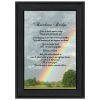 "Rainbow Bridge" by Trendy Decor 4U, Ready to Hang Framed Print, Black Frame - as Pic