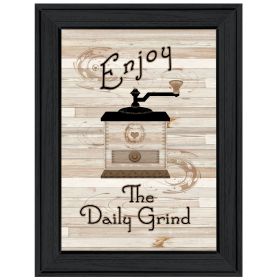 "The Daily Grind" by Millwork Engineering, Ready to Hang Framed Print, Black Frame - as Pic