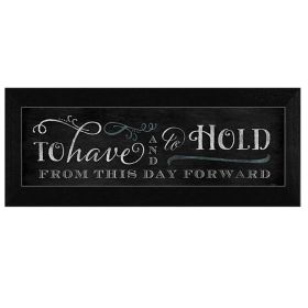 "To Have and To Hold" By Mollie B., Printed Wall Art, Ready To Hang Framed Poster, Black Frame - as Pic