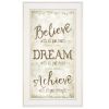 "Believe" by Mollie B, Ready to Hang Framed Print, White Frame - as Pic