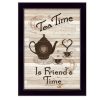 "Tea Time" by Millwork Engineering, Ready to Hang Framed Print, Black Frame - as Pic