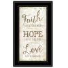 "Faith" by Mollie B, Ready to Hang Framed Print, Black Frame - as Pic