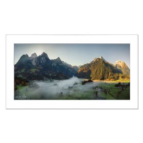 "The Blanket" by Martin Podt, Ready to Hang Framed print, White Frame - as Pic
