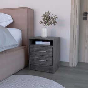 Nightstand Cartiz, Bedroom, Smokey Oak - Smokey Oak