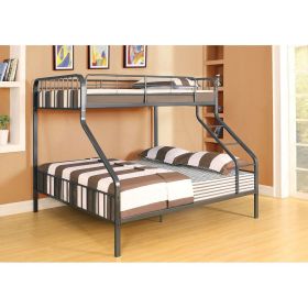 ACME Caius Bunk Bed (Twin XL/Queen) in Gunmetal 37605 - as Pic