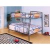 ACME Brantley Full XL/Queen Bunk Bed in Sandy Black & Dark Bronze Hand-Brushed 37725 - as Pic