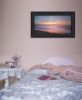 "At the Beach" By Lori Deiter, Printed Wall Art, Ready To Hang Framed Poster, Black Frame - as Pic
