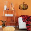 "Autumn Leaves " By Artisan Martin Podt Printed on Wooden Pumpkin Wall Art - as Pic