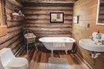 "Free Showers" By Pam Britton, Printed Wall Art, Ready To Hang Framed Poster, Black Frame - as Pic