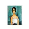 100% Hand Painted  Abstract Oil Painting Wall Art  Minimalist Retro Woman Picture Canvas Home Decor For Living Room Bedroom No Frame - 90x120cm