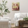 "Flowers For Sale" By Artisan Dee Dee, Printed on Wooden Picket Fence Wall Art - as Pic