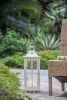 Wooden Candle Lantern Decorative, Hurricane Lantern Holder Decor for Indoor Outdoor, Home Garden Wedding - as Pic