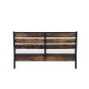 ACME Juvanth Eastern King Bed in Rustic Oak & Black Finish 24247EK - as Pic
