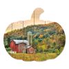 "Southbound" By Artisan Lori Deiter Printed on Wooden Pumpkin Wall Art - as Pic