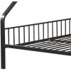 ACME Caius Bunk Bed (Twin XL/Queen) in Gunmetal 37605 - as Pic