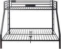 ACME Limbra Bunk Bed (Twin XL/Queen) in Sandy Black 38000 - as Pic