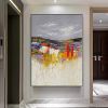 Handmade Original Colorful Textured Oil Painting on Canvas;  Large Abstract Modern Fantanstic Acrylic Painting Boho Wall Art Living Room Home Decor -