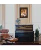 "Music" By Billy Jacobs, Printed Wall Art, Ready To Hang Framed Poster, Black Frame - as Pic