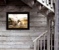 "Heading Home-Elk" by Bluebird Barn, Ready to Hang Framed Print, Black Frame - as Pic