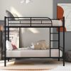 Twin Over Twin Metal Bunk Bed (Black) ( old sku: MF189201BAA ) - as pic