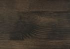 Rustic Brown Finish Queen Bed Clipped Corners Transitional Style Wooden Bedroom Furniture 1pc Panel Bed - as Pic