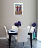 "Looking Over the Rail" By Georgia Janisse, Printed Wall Art, Ready To Hang Framed Poster, White Frame - as Pic