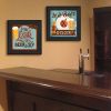 "Beer O'clock Collection" 2-Piece Vignette By Mollie B., Printed Wall Art, Ready To Hang Framed Poster, Black Frame - as Pic